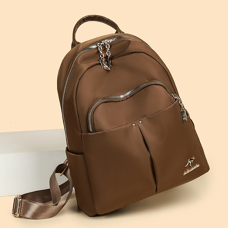 Lightweight Oxford Cloth for Women 2025 New Casual Travel Large Capacity Backpack Simple Commuter School Bag ddmymoon
