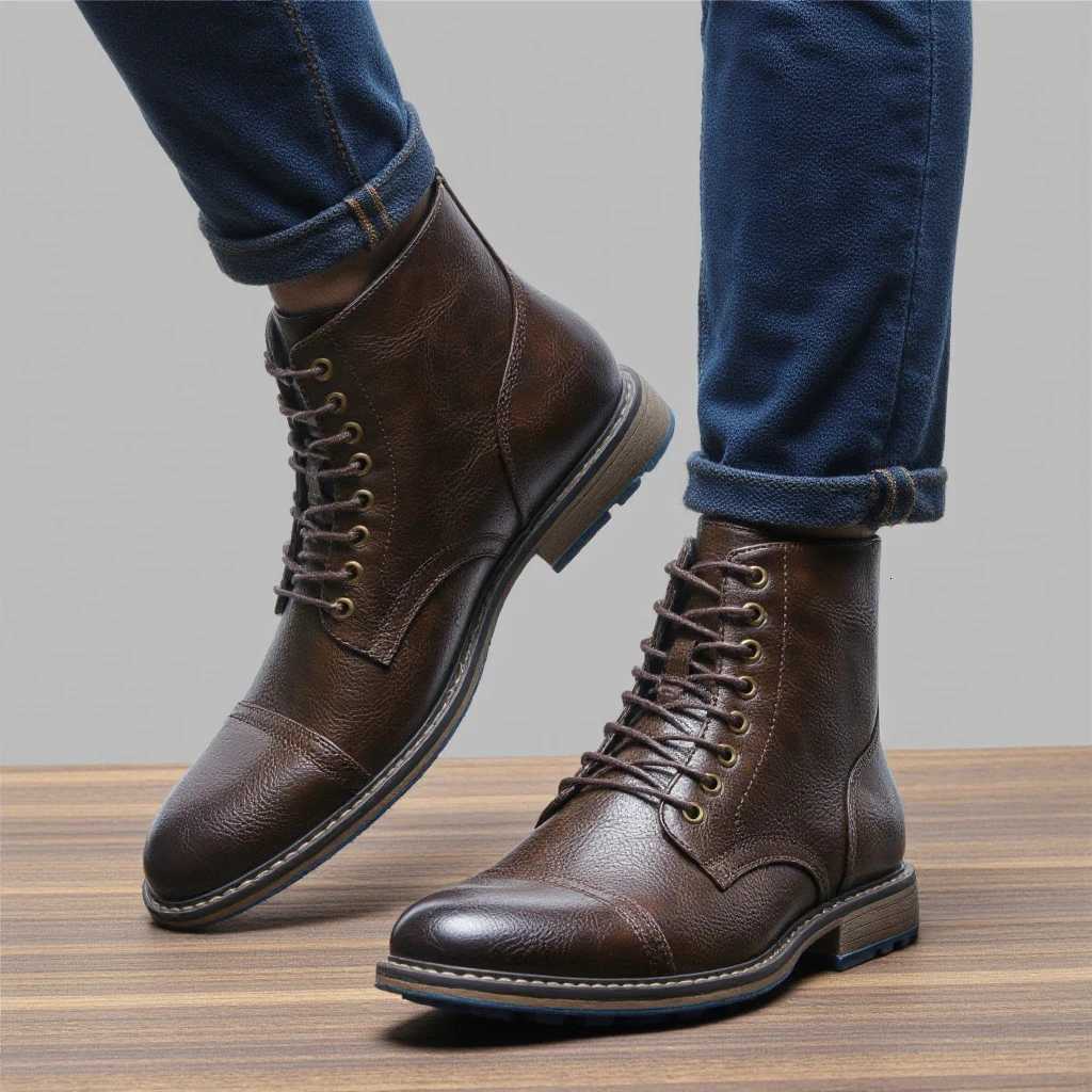 Men Ankle Boots Fashion Brand Comfortable Casual Men Boots W250811