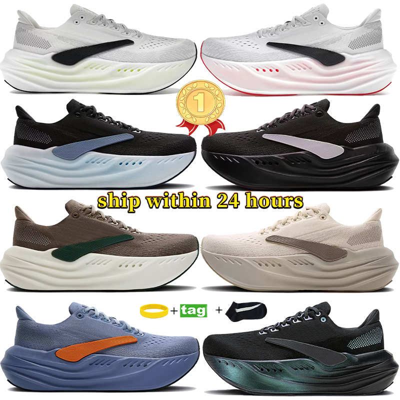 Mens Casual Shoes designer sneakers men running shoe Glycerin Grey Black White Pink Blue Sky Orange women Green almond peach Black Metallic Light womens trainers
