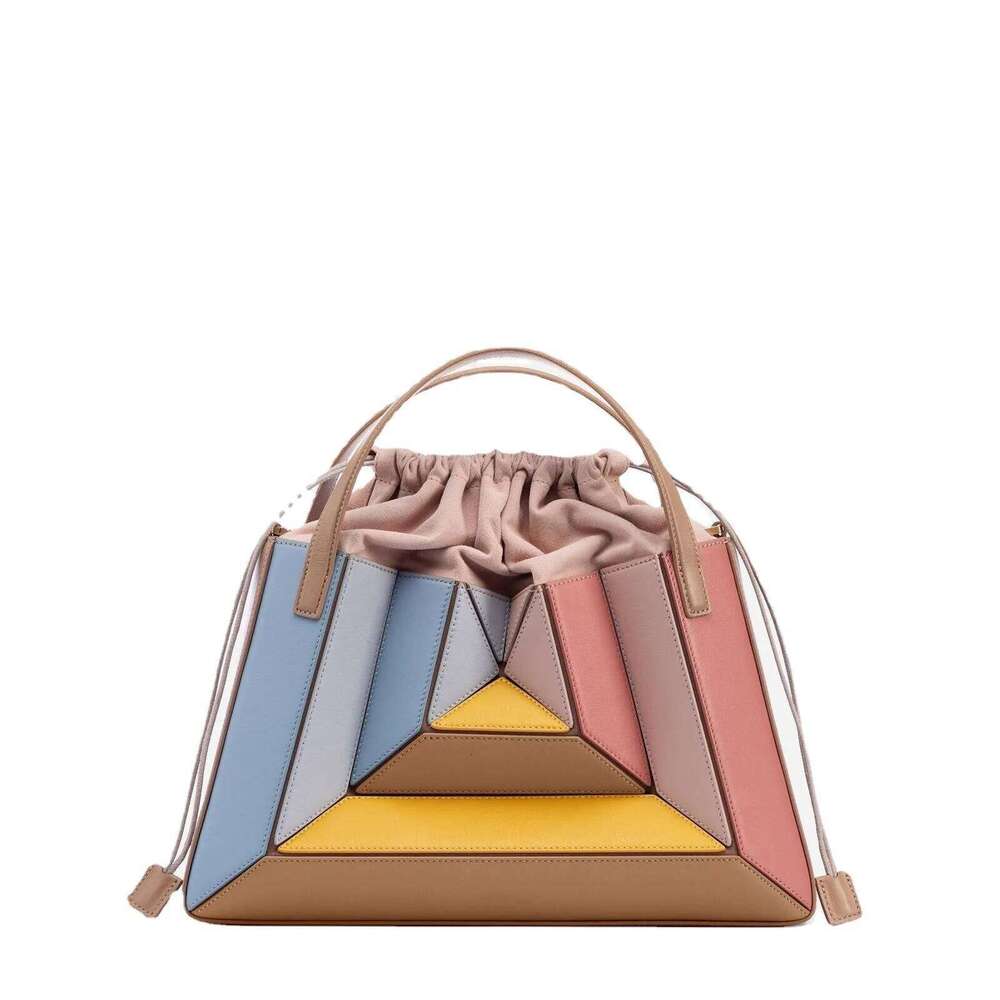 Fashion Panelled Women Handbags Patchwork Shoulder Bags Pu Leather Crossbdoy Bag Small Tote Trend Female Purses 2025