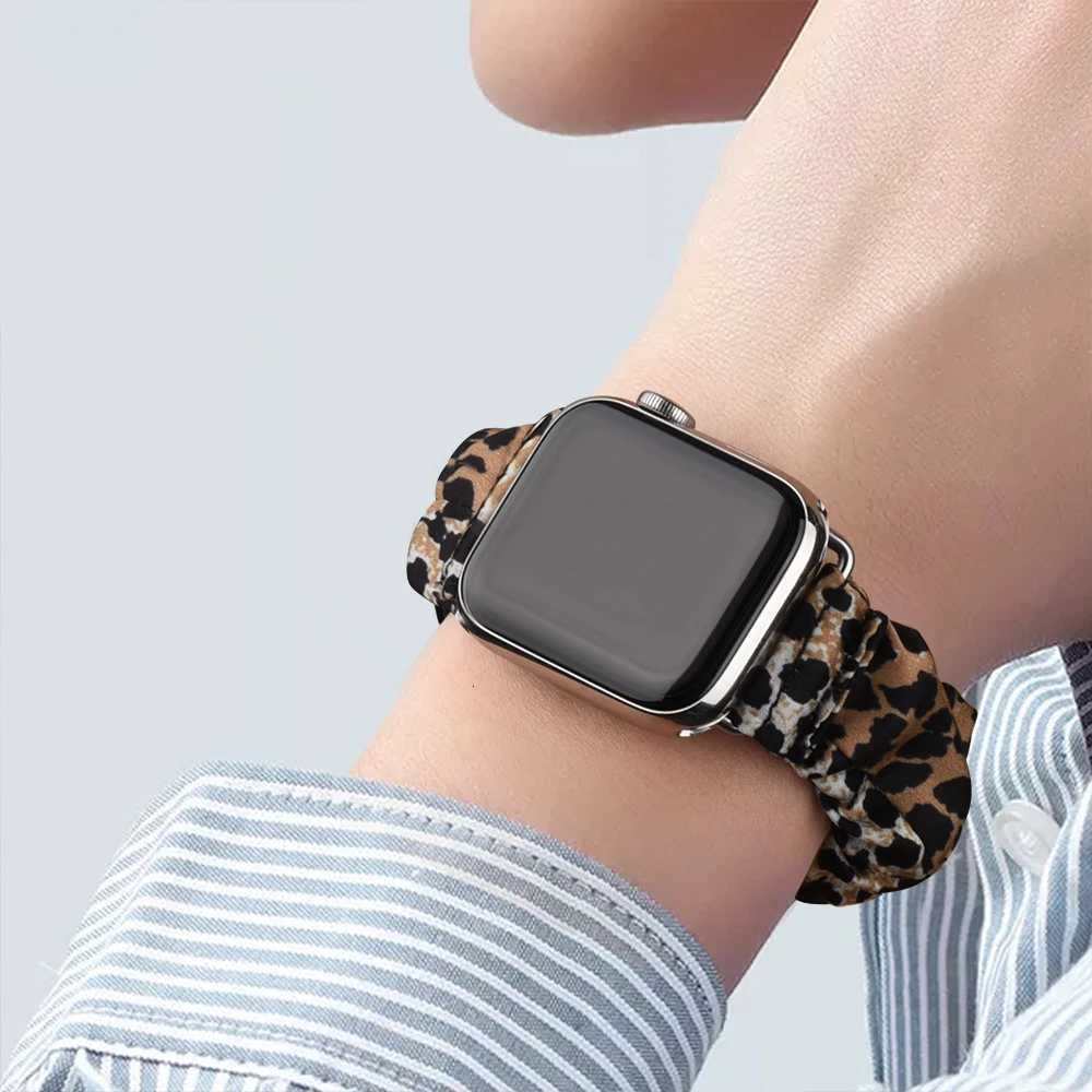 49mm Elastic Scrunchie Strap for Apple Watch Band Series 8 7 SE 6 5 Ultra for iWatch 44mm 40mm 38mm 42mm 41mm 45mm Bracelet Belt W250811