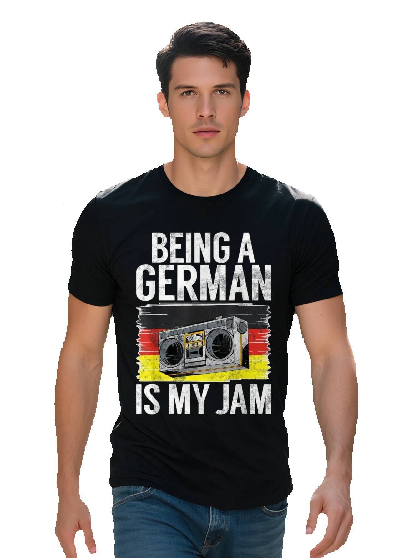 Being A Is My Jam Funny German T-Shirt cf717