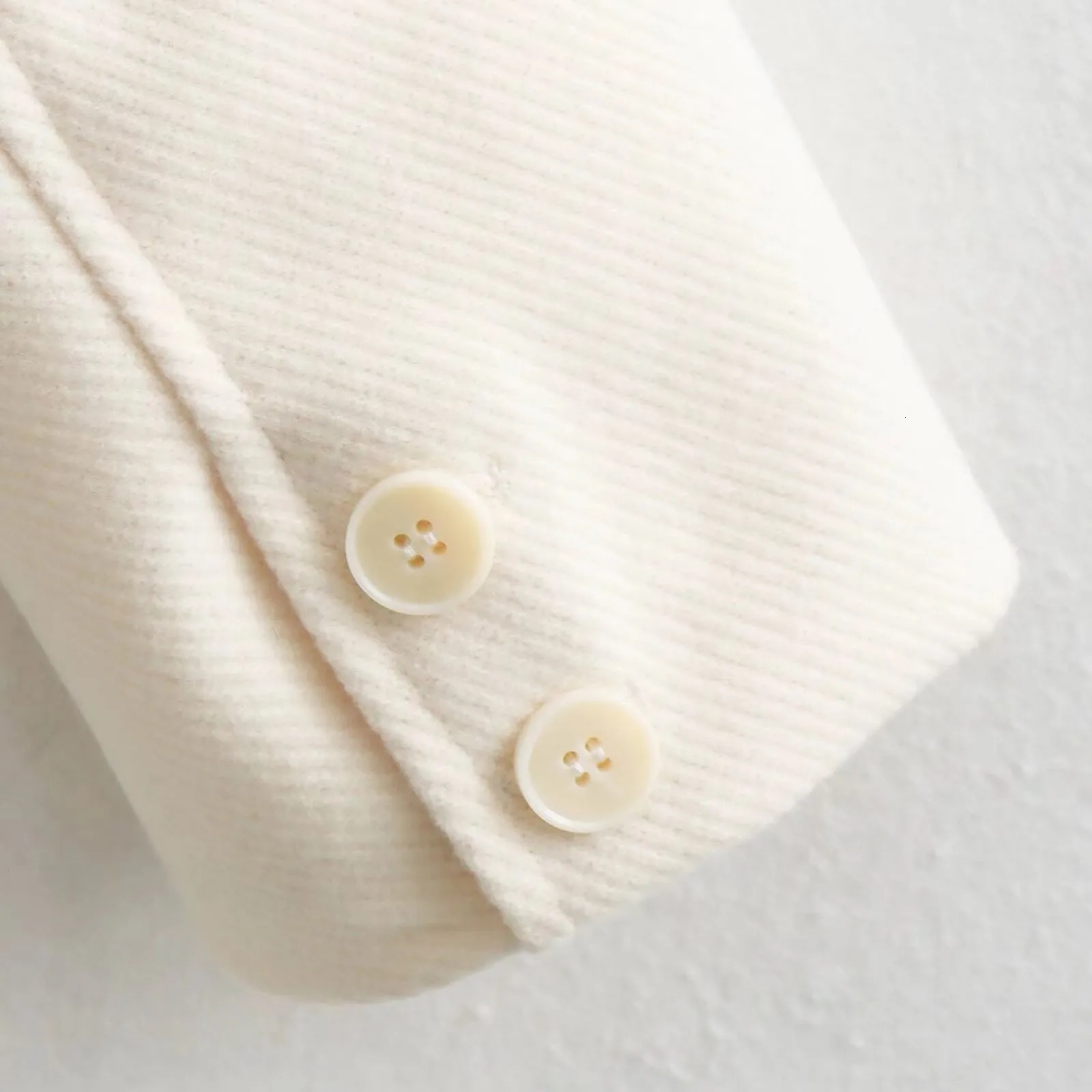 WomenS Wool Coats Lapel Fall Jackets Temperament Casual Button Down Outerwear Solid Jacket Korean Reviews Clothes 250809