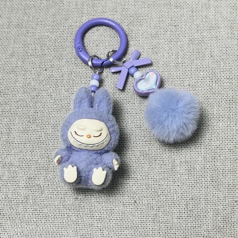 Cartoon Christmas Gift Kawaii Particles Phone Chain Keychain Bag Cell Charm Cute Key