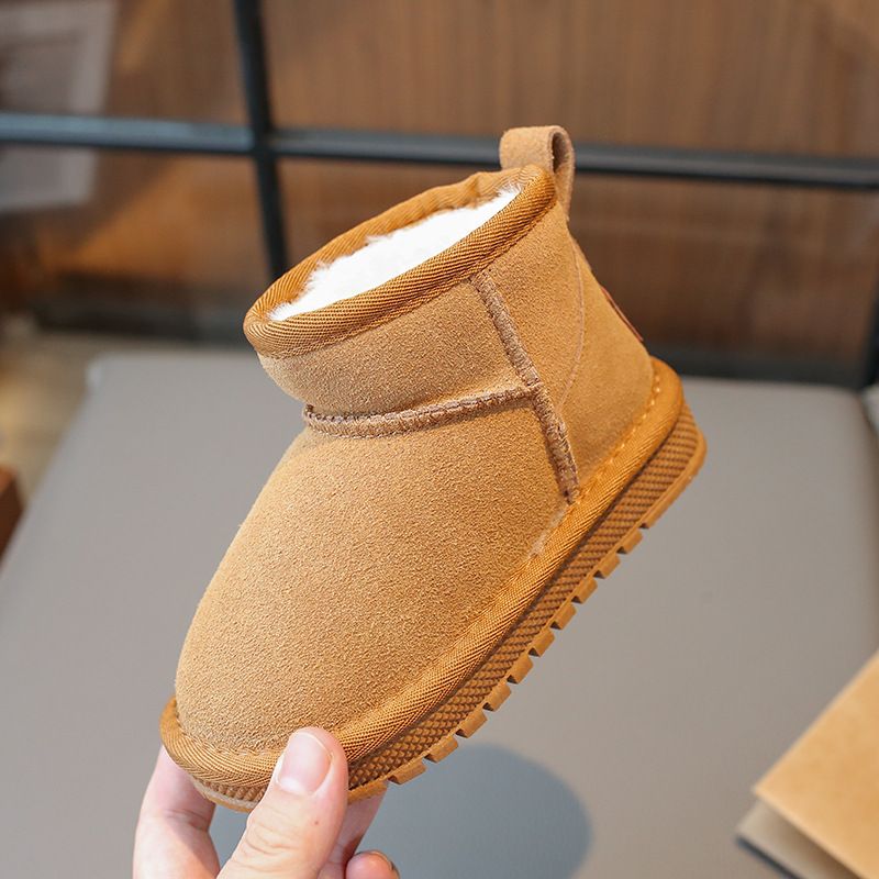 Kids Snow Boots Girls Boys Plush Ankle Boots Toddler Winter Warm Cotton Cutefeet Outdoor Shoes Size 26 - 37