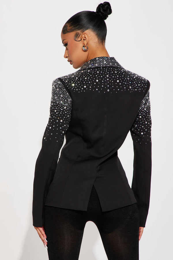 Slim Fit Women Pants Suits Crystal Beading Customized Hand Made Blazer Prom Evening Party Blazer 2 Pieces