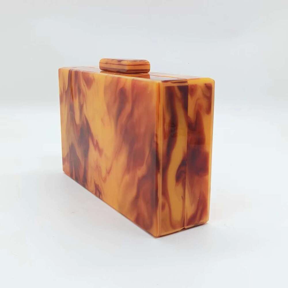 Hot Selling New Marble Pattern Acrylic Evening Clutch Shoulder Crossbody Wedding Fashion Women's Bag