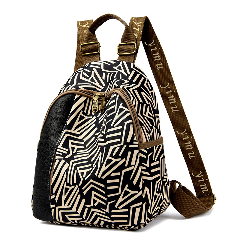 Trendy Printed for Women New Casual Fashion Oxford Cloth Travel Backpack Student School Bag ddmymoon