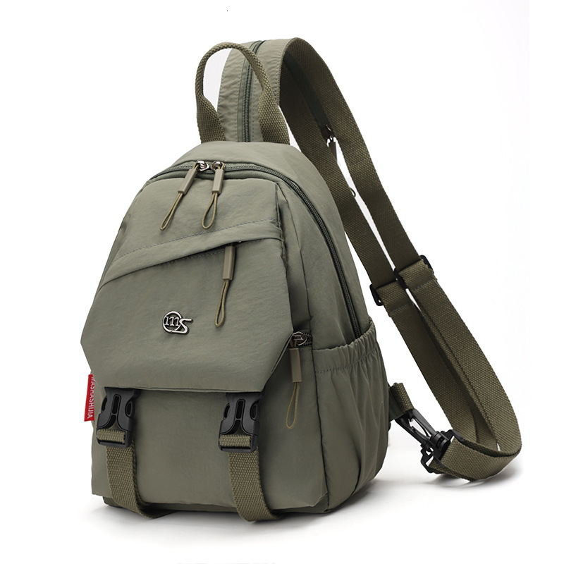 Water-Resistant Lightweight for Women New Fashionable Multi-Functional Chest Outdoor Crossbody Bag Dual-Use Backpack ddmymoon