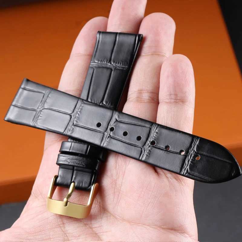 Ultra-thin Soft Leather Strap 18/20/22mm Universal Men Women Watchband High Quality Cowhide Wristbelt Sport Bracelet Accessory W250811