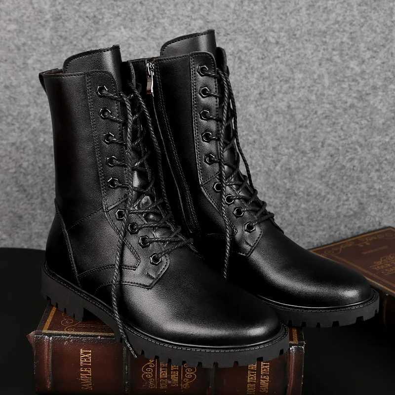 Mens Chukka Boots Waterproof Leather Casual Lace Up Ankle Oxford Boots Daily Dress Shoes For Men W250811