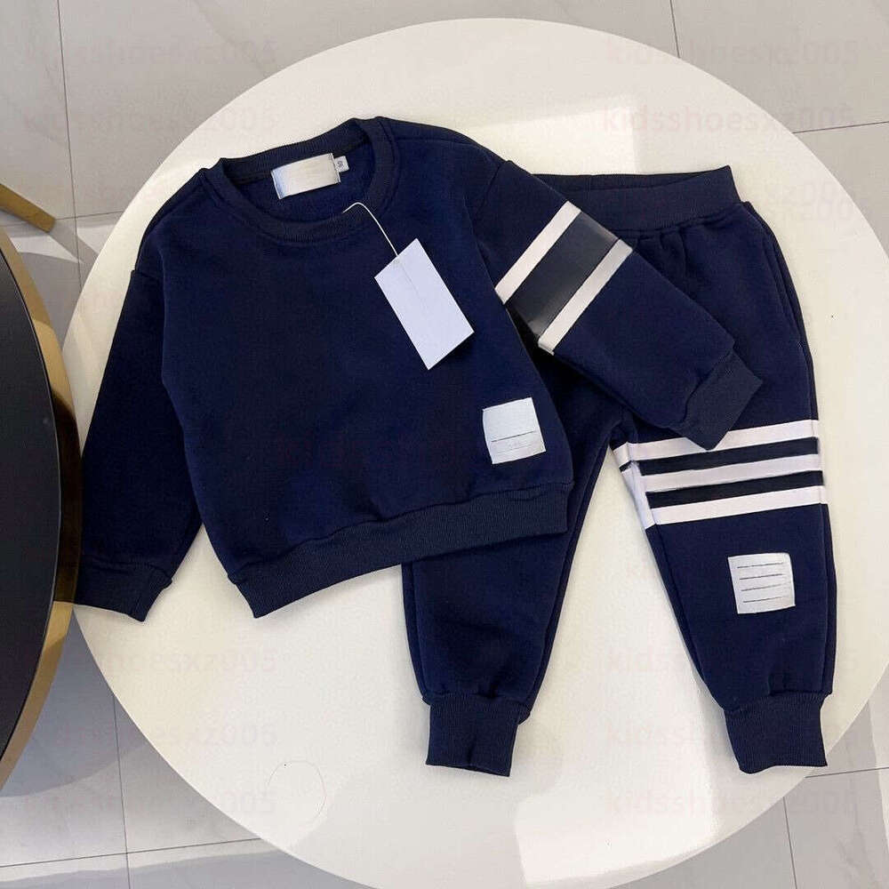 Thomebrown Sweater Baby Designer Clothes Tb monterex tracksuit doudoune homme Spider Hoodie Classic Sports Sweatshirt Sweatpants Trendy Childrens Outfit