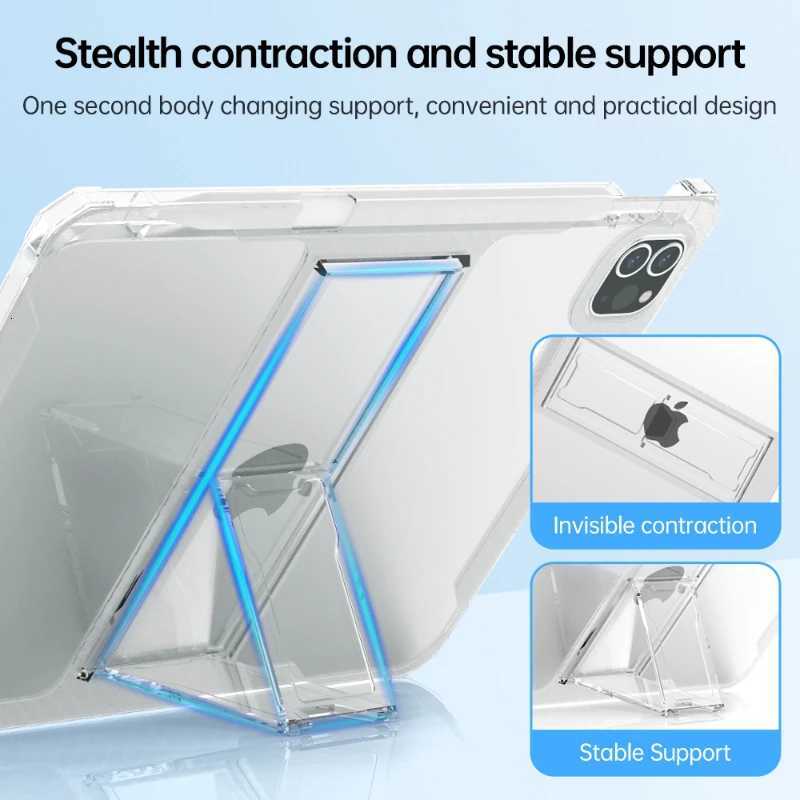 TPU Case For iPad 12.9 4th 5th 6th Generation 2022 Pro 11 M4 2021 2018 4nd Gen Cover Funda for iPad Air 2024 case M2 air 13 inch Z250811