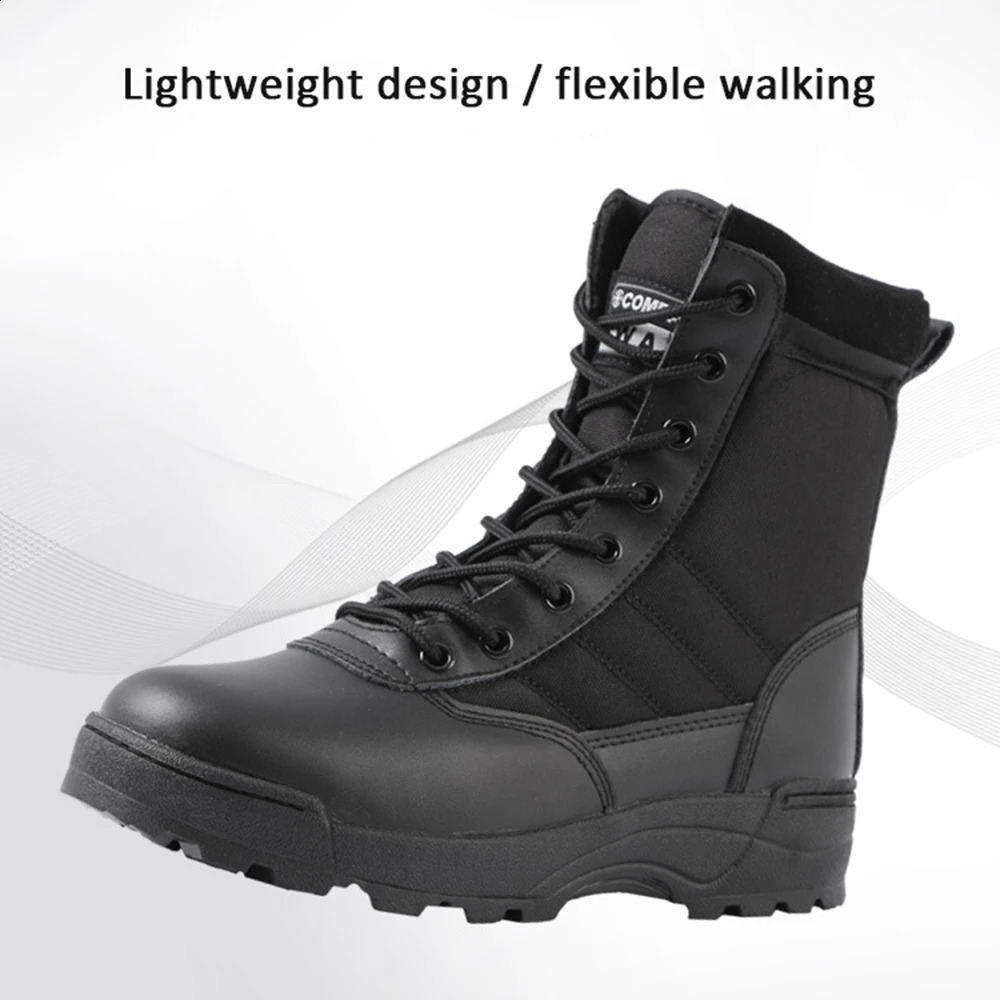 Tactical Boots Men Sneaker Boots Special Force Desert Combat Boots Outdoor Hiking Boots Ankle Shoes Men Work Safty Shoes 250805