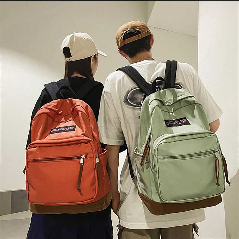Mens Simple Backpack Mens Computer Bag Junior High School High School College Student Office Worker Casual Backpack Travel Bag M250811