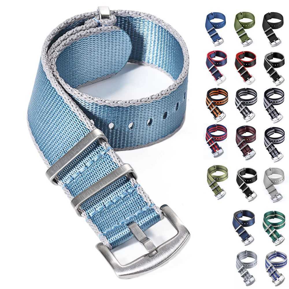 High Density Nylon Watchband for Omega Seamaster Premium Quality Bracelet for Rolex Waterproof Sweat-Profe 20mm 22mm Strap W250811