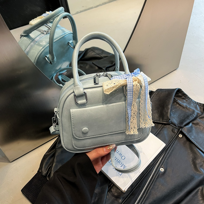 Fashionable Summer Shell for Women 2025 New Solid Color Korean Style Single Shoulder Versatile Crossbody Bag ddmymoon