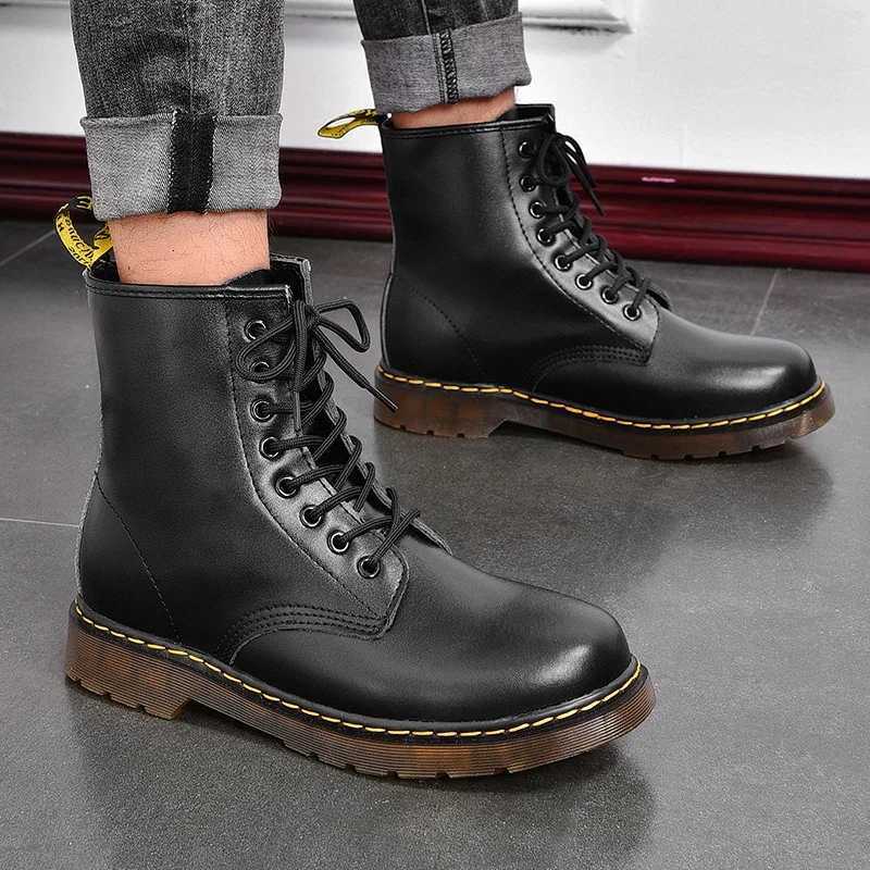 Boots Men Shoes Casual Shoes Classics Ankle Boots High Slip on Office Ventilate Versatile Motorcycle Mens Boots Mens Boots W250811