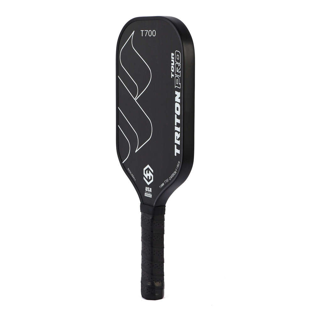 Carbon Fiber Pickleball Racket T700 Textured Matte Integrated Blade 16Mm Thick Professional Equipment