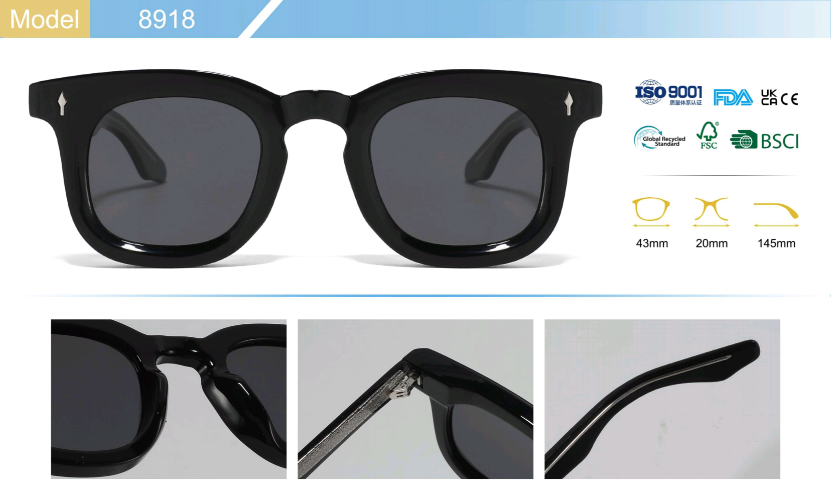Sporty wrap-around sunglasses durable polycarbonate frames men Vintage women's polarized lenses anti-fog UV400 protection cycling fishing pj2