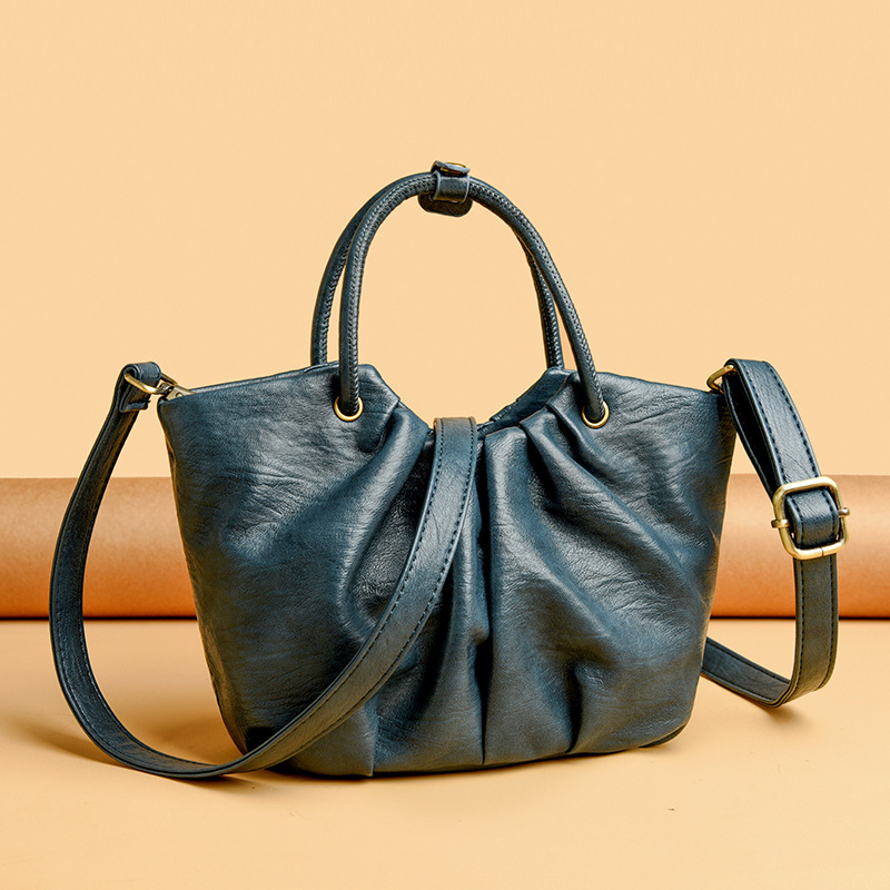 2025 Autumn New Fashion Niche Retro Basket women s Bag Niche New Fashion Pleated bag Women s Shoulder Bag Autumn New Designer Bag Women s Crossbody Ba