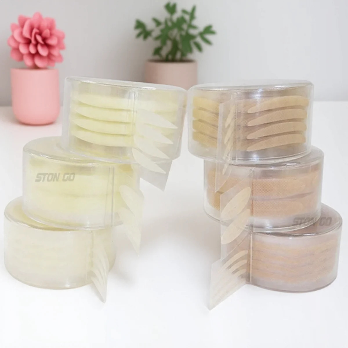 Stonego Invisible Eyelid Sticker Lace Eye Lift Strips Double Eyelid Tape Adhesive Stickers 300 Pairs 250807
