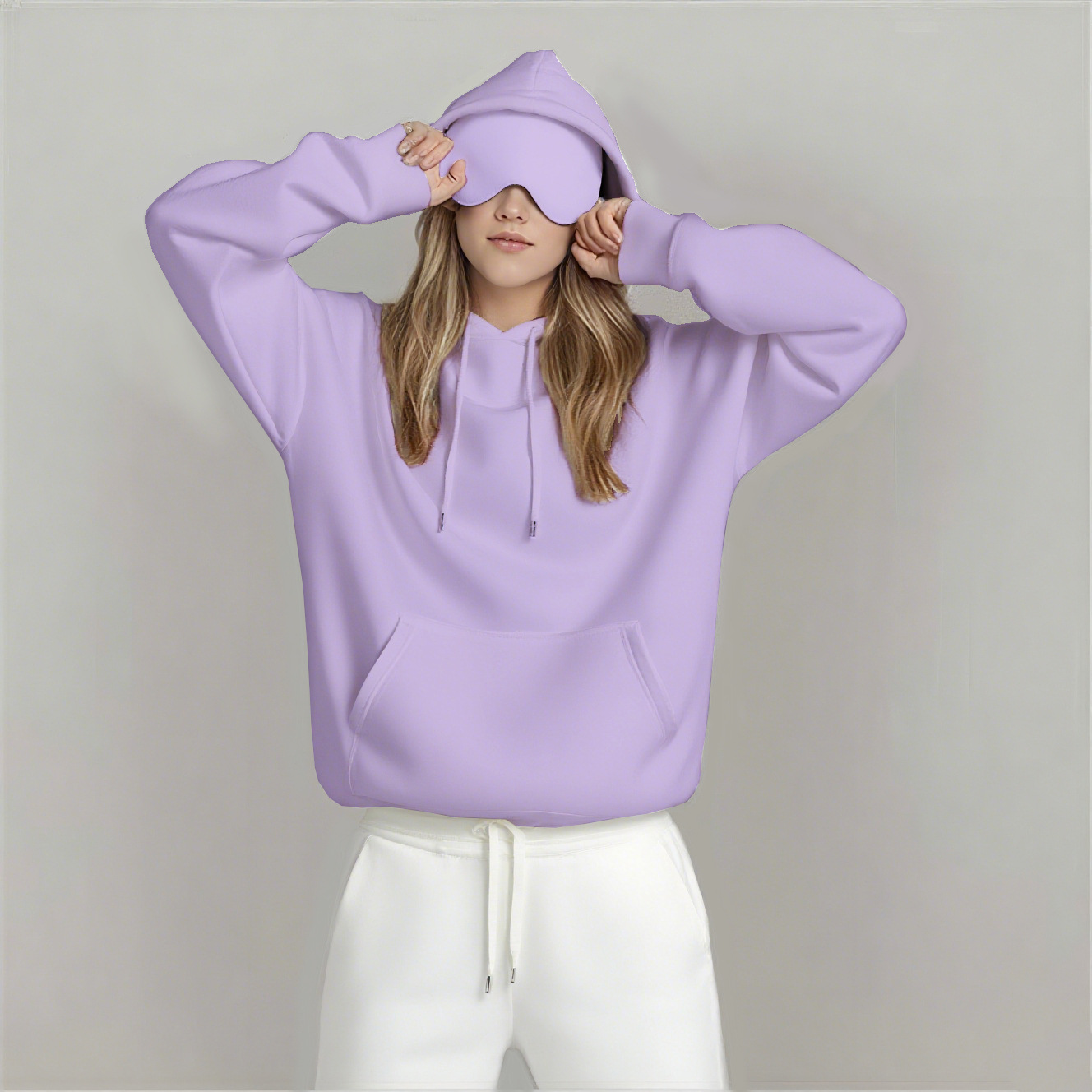 Fall/Winter 2025 Loose Dropped Shoulder Casual Style Simple Commuter Style Hooded Eye Mask David Jacket