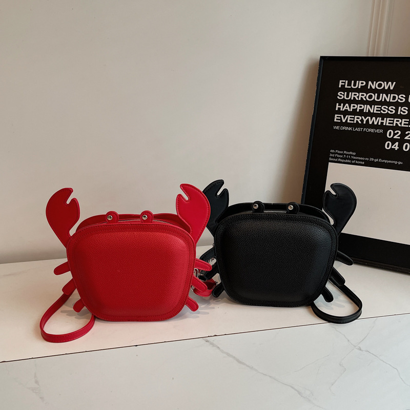 2025 New Crab Creative Funny Cute Shoulder Fashion Trend Niche Women's Crossbody Phone Bag ddmymoon