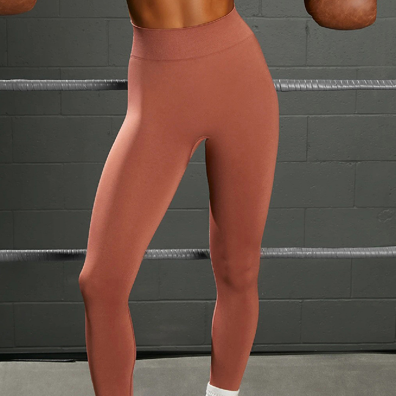 New Autumn/Winter European and American Style Sports Running Fitness Long Pants Yoga Clothes High Waist Seamless Yoga Set for Women