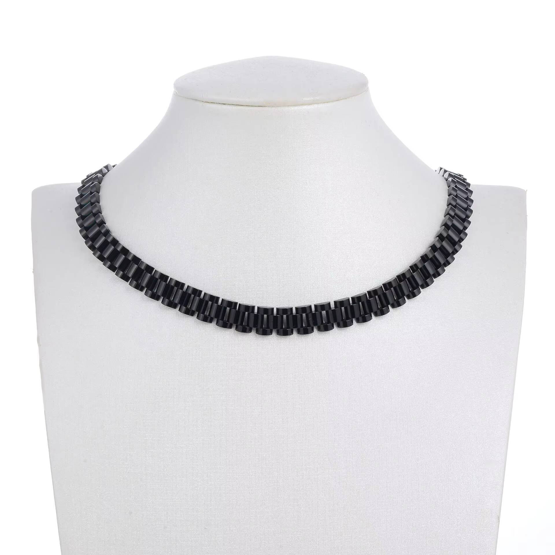 Popular Design Custom Watch Chains Gold Plated Stainless Steel Fashion Jewelry Necklaces for Men