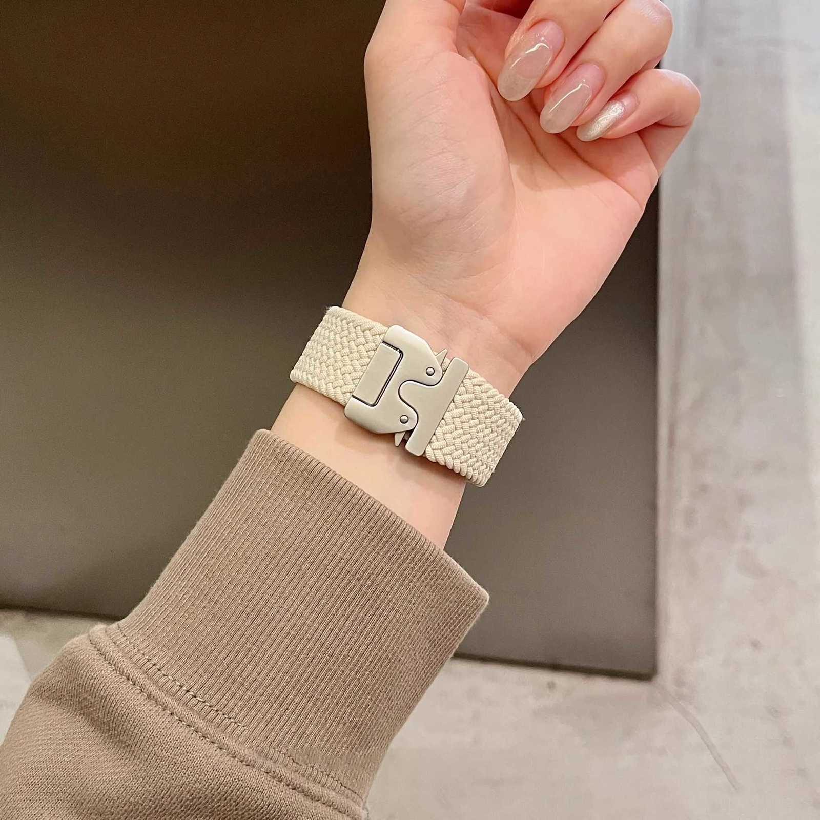 Parachute Strap For Apple Watch Band 44mm 46mm 42mm 45mm 41mm 40mm Braided Bracelet Correa iWatch Series 10 9 8 SE Ultra 2 49mm W250811