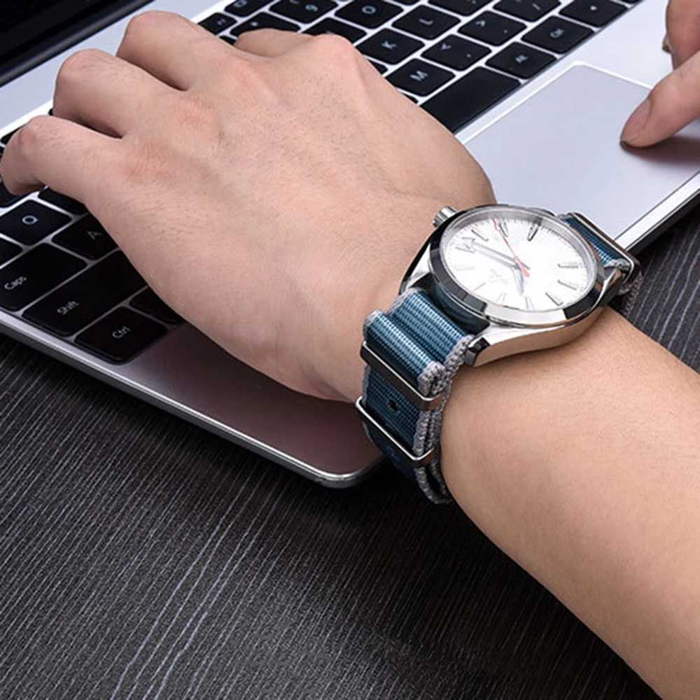 High Density Nylon Watchband for Omega Seamaster Premium Quality Bracelet for Rolex Waterproof Sweat-Profe 20mm 22mm Strap W250811