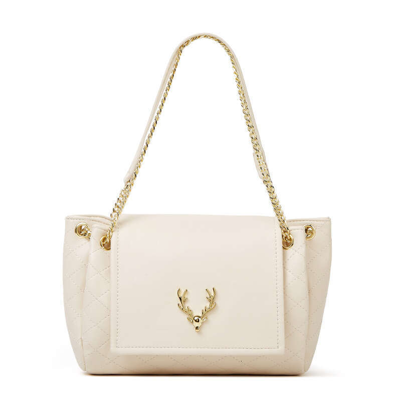 Hot Selling New Women's Embroidered Quilted Small Square Deer Head Chain Underarm Fashion Single Shoulder Crossbody Bag Designer Bags