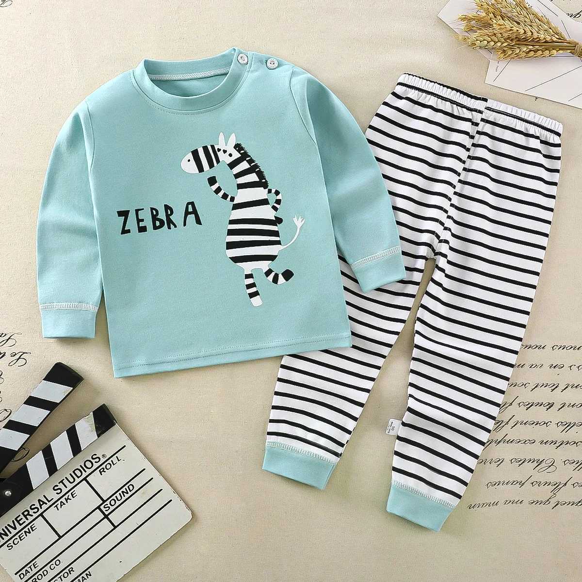 Children Kids Clothes Sets Boys Girls Suit Pajamas Clothinng Pants Autumn Winter Sleepwear Outfits Z250811