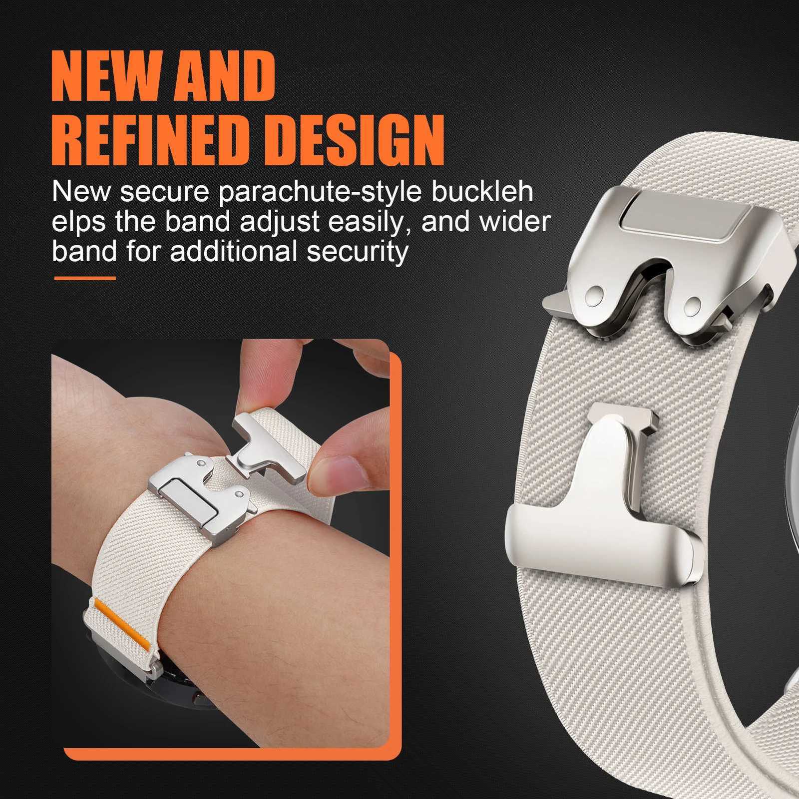 20mm 22mm Parachute Loop Strap For Garmin Forerunner 165/255/265/965 Band For Active/Vivoactive 4 5 6 Bracelet Venu 3 Watchband W250811