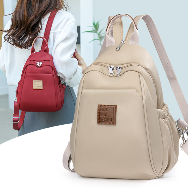 Lightweight Oxford Cloth for Women, New Fashionable Casual Student Bag, Multifunctional Travel Small Backpack ddmymoon