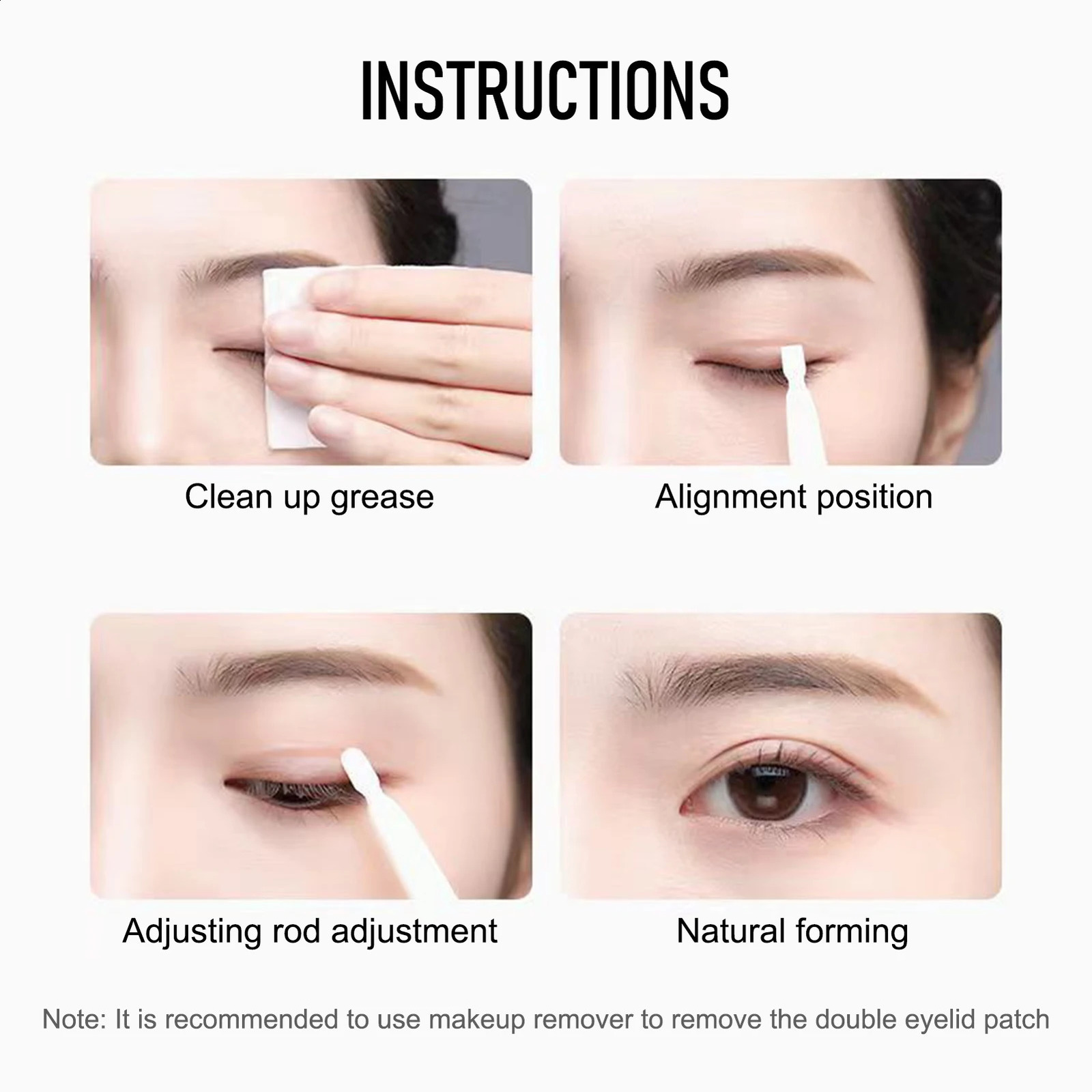 Natural Invisible Double Eyelid Tape Waterproof Eye Lift Tape Stickers for Monolid Hooded Eyes Women Beauty Tools 250807