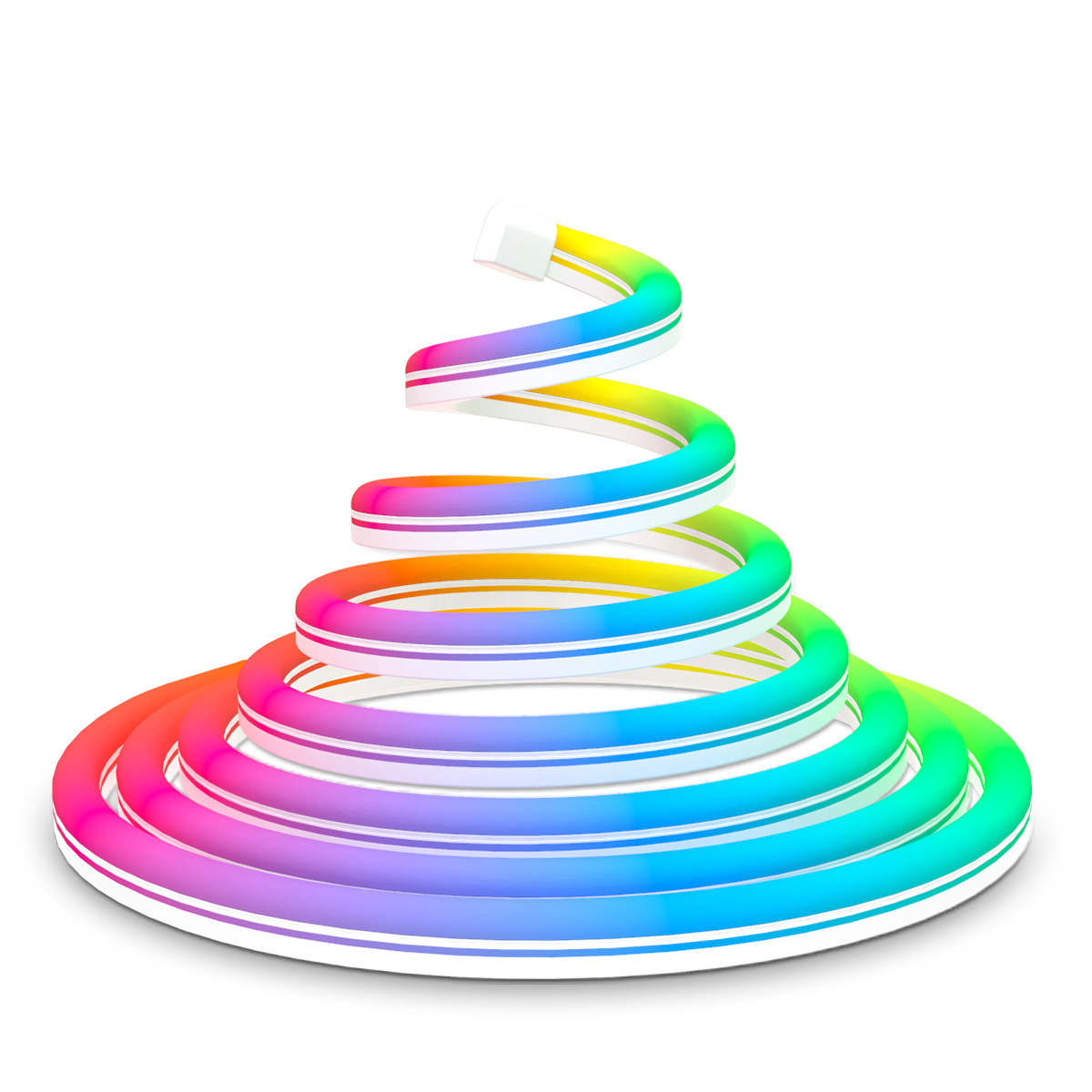 hot smart bluetooth led strip flexible silicone waterproof ip65 color sync music for bedroom tv back outdoor party custom size HCP068