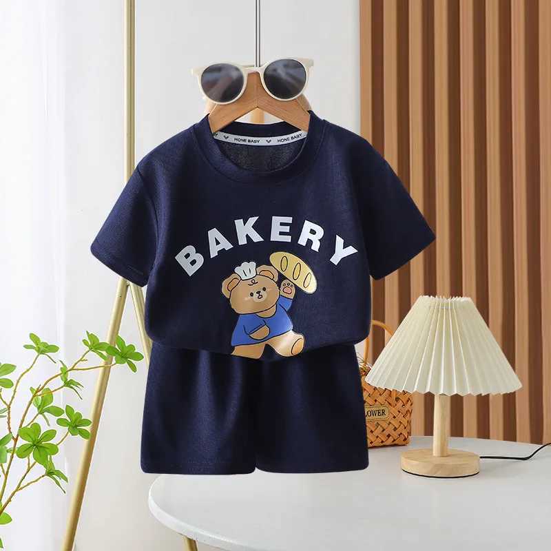 Short Sleeve Shorts Outfits 1 2 3 4 Years Old CHIld Clothing Set Print T-shirt+Shorts Casual Fashion Tops Shorts Two Piece Z250811