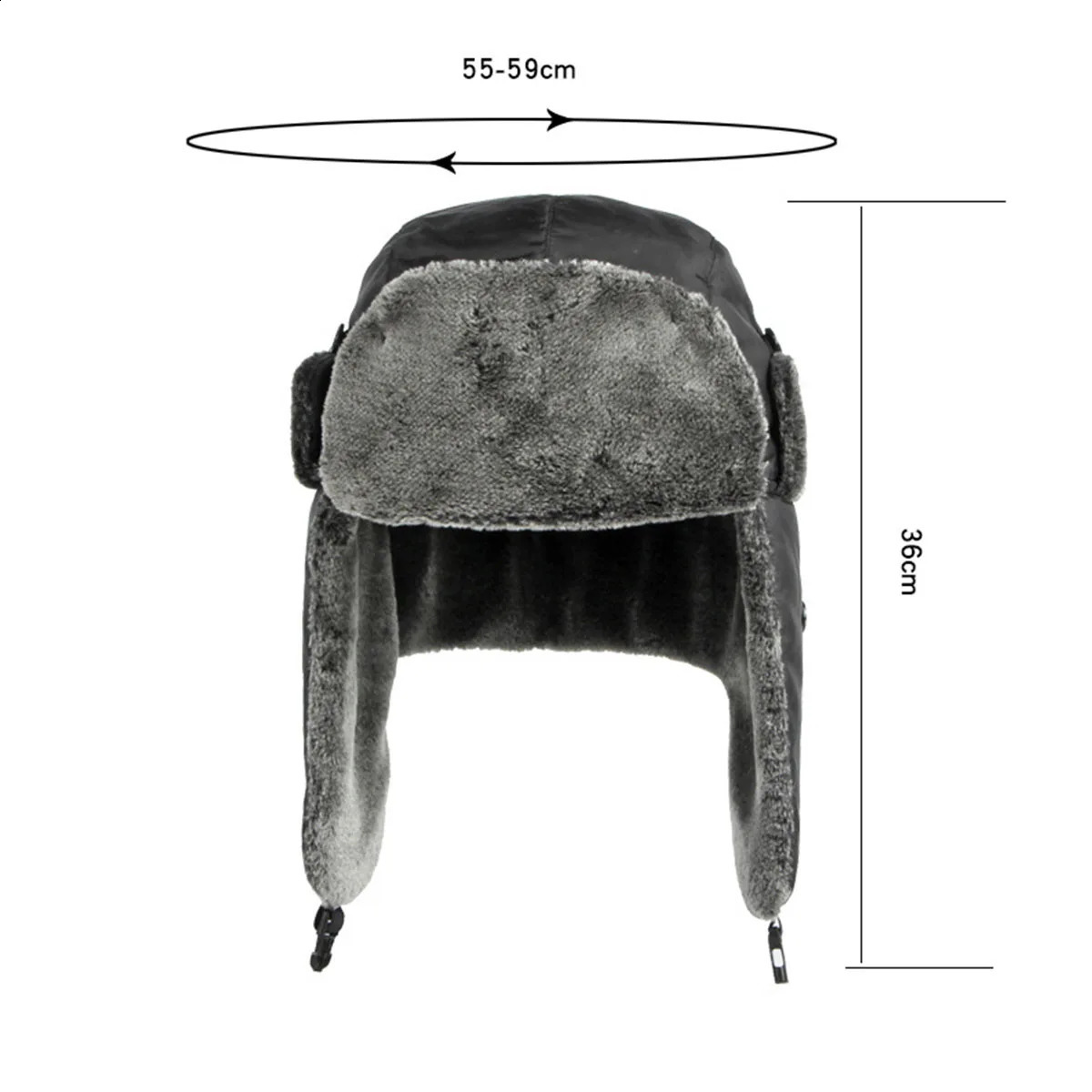 Outdoor Windproof Earflaps Warm Hat Winter Men Women Bomber Hat Russian Trapper Trooper Hat Snow Ski Hat Lei Feng Cap 250724