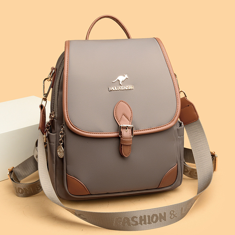 Multifunctional for Women 2025 New Fashion Simple Lightweight Student School Bag Large Capacity Backpack ddmymoon