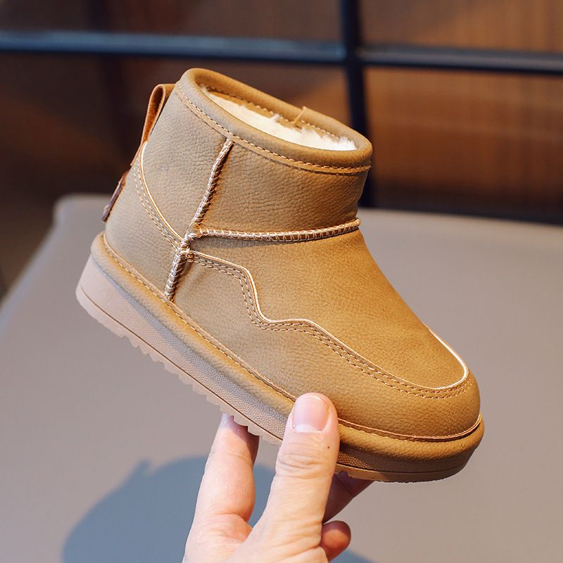 Kids Boots Children Boys Thick Cotton Warm Winter Boots Cutefeet Girls Toddler Plush Waterproof Snow Boots Sizes US9C-US5Y 000193