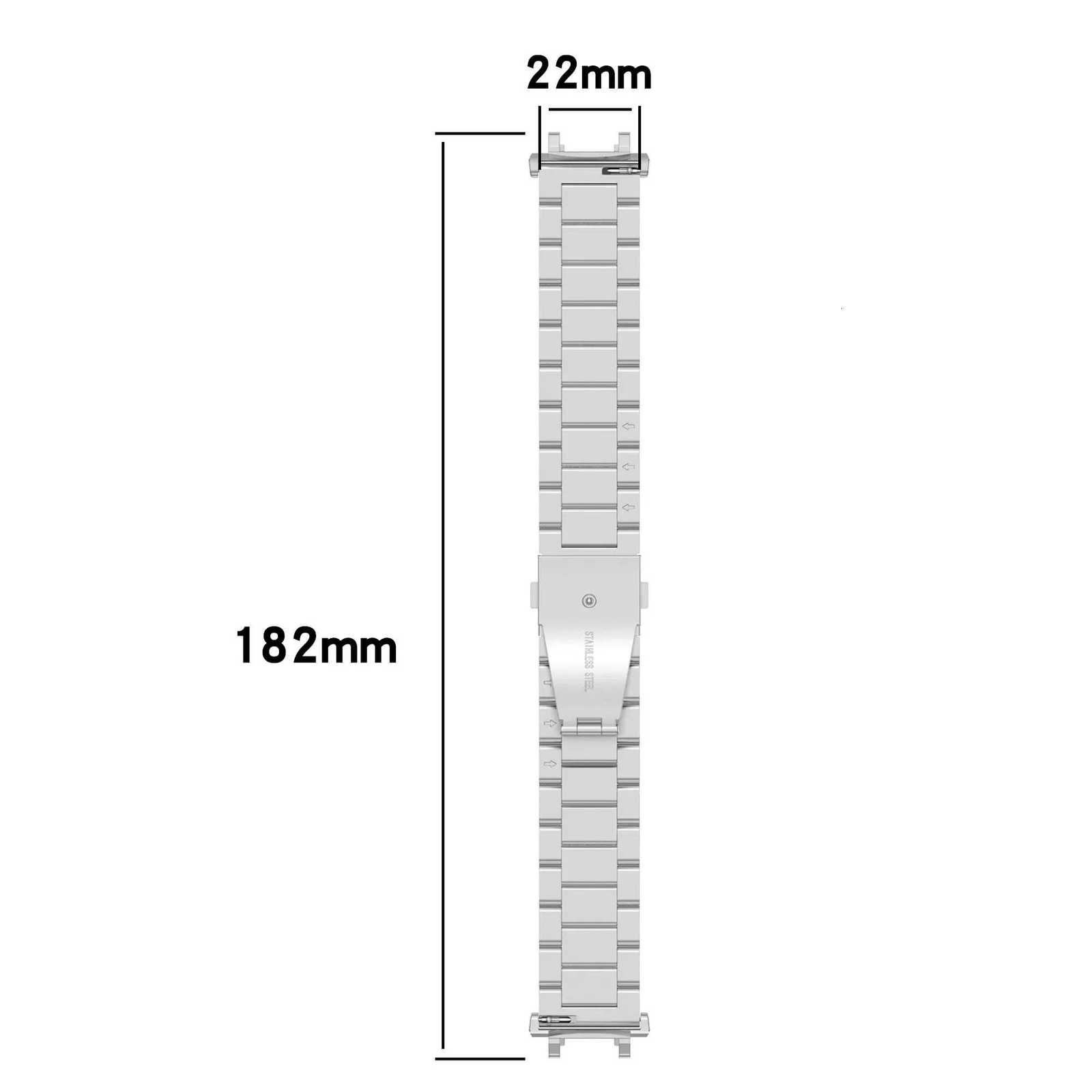 Stainless Steel Strap For Huami Amazfit T-Rex 2 Smart Watch Replacement Watchband Metal Bracelet For Amazfit T-Rex 2 Strap W250811