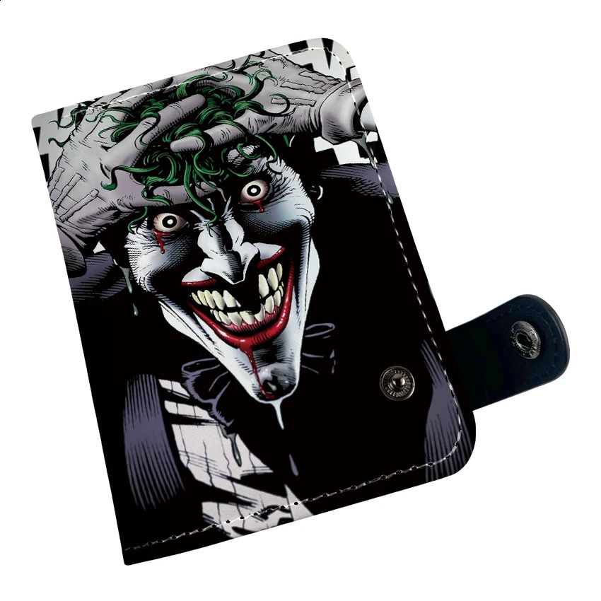 HAHAHA Printing Comics Cartoon Wallet HASP Short Purse with Zipper Pocket 250809