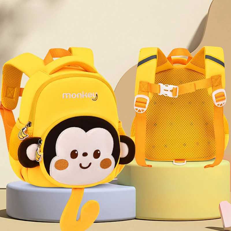 New Monkey School Backpacks for Boys Toddler Kids School Bags Elementary School Students Book Bag Girl Bag Childrens Backpack M250811