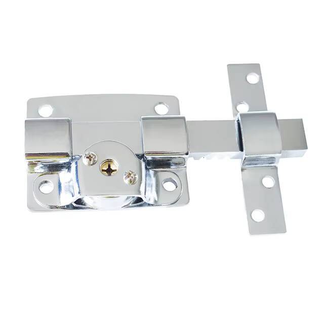 640B chrome square bar lock on the outside