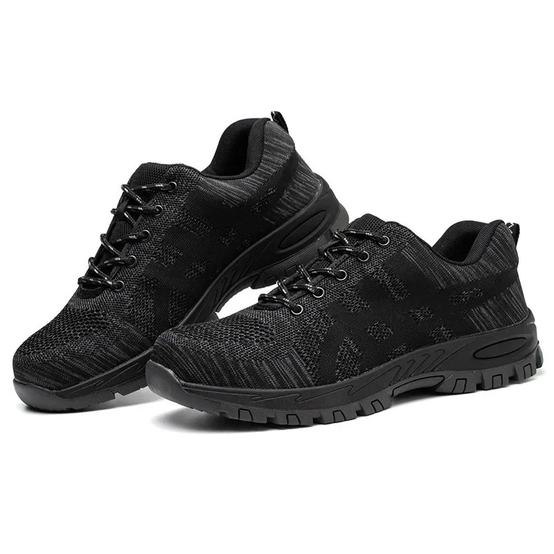 Men Work Safety Shoes Anti-puncture Working Sneakers Male Indestructible Work Shoes Men Boots Lightweight Men Shoes Safety Boots 250805
