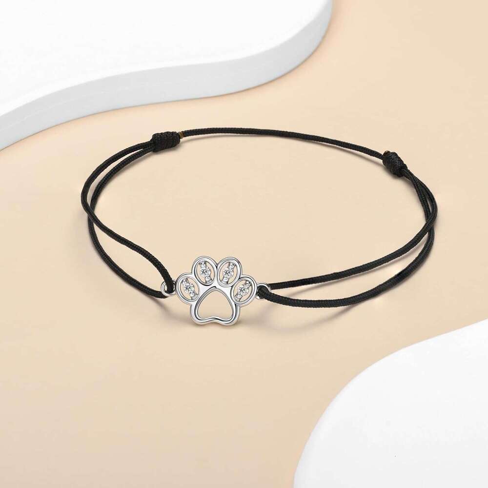 Sterling Sier Anklet for Women, Adjustable Handmade Rope Chain Waterproof Beach Jewelry