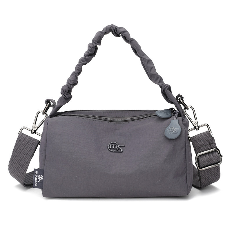 Simple Lightweight Handbag for Women, New Water-Resistant Nylon Bag, Double-Layer Large Capacity Shoulder Crossbody Bag ddmymoon