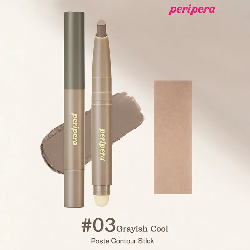 K-Beauty Contour StickContouring Stick with Soft Brush Natural Matte Coverage Smooth Slimming Gradation Bronzer Stick 250811